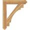 Ekena Millwork Merced Arts & Crafts Rough Sawn Bracket, Western Red Cedar, 6"W x 38"D x 46"H BKT06X38X46MRC03RWR - alternate 3
